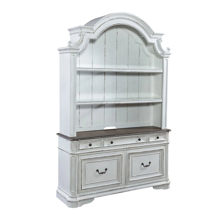 Magnolia Manor Opt Credenza & Hutch image