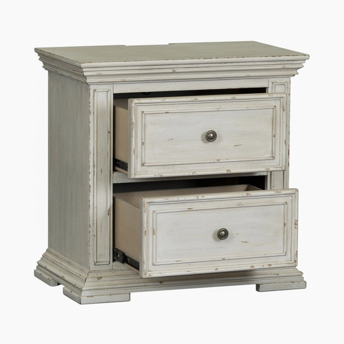 Big Valley 2 Drawer Night Stand w/ Charging Station image