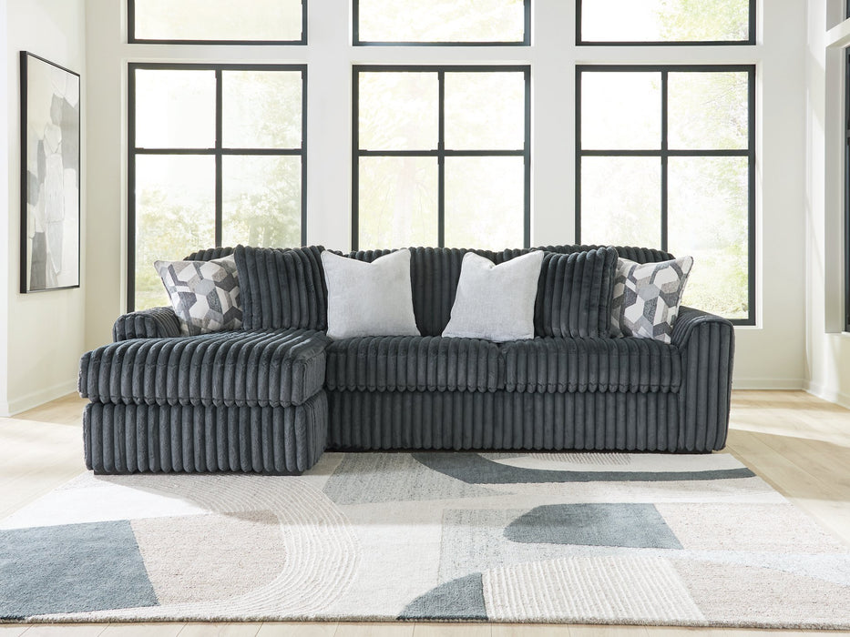Midnight-Madness Sectional Sofa with Chaise