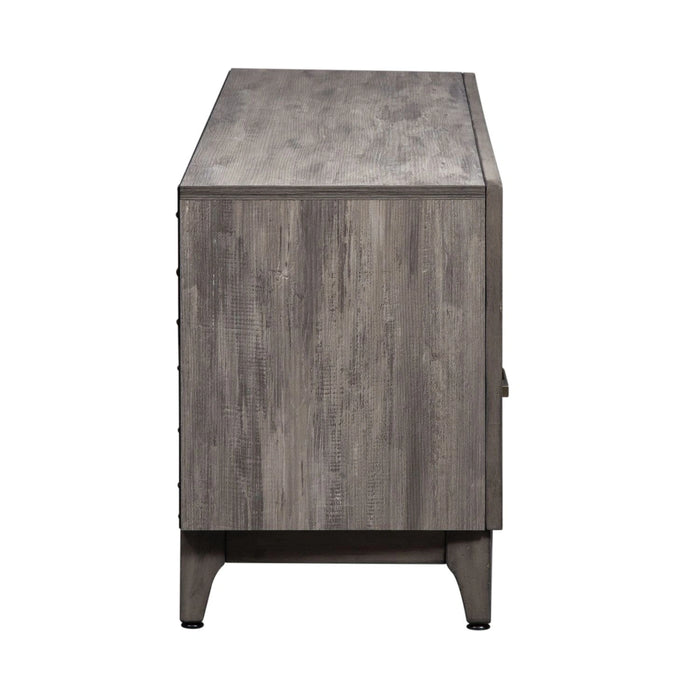 Mercury 62 Inch TV Console in Driftwood Gray image