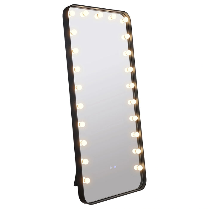Canton Standing Mirror with LED Lighting and Bluetooth Speaker