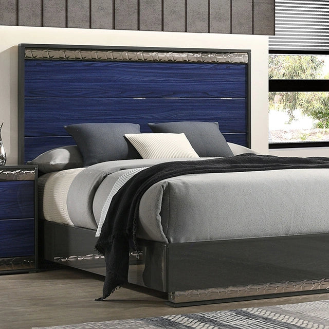 Ash Gray/Indigo Blue