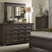 Thornwood Hills Two Sided Storage Bed, Dresser & Mirror image