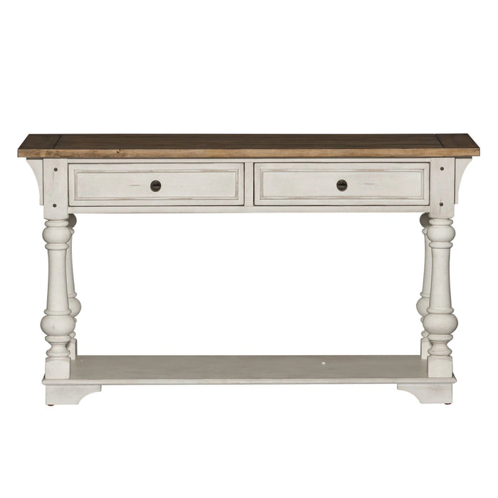 Morgan Creek Sofa Table in Antique White image