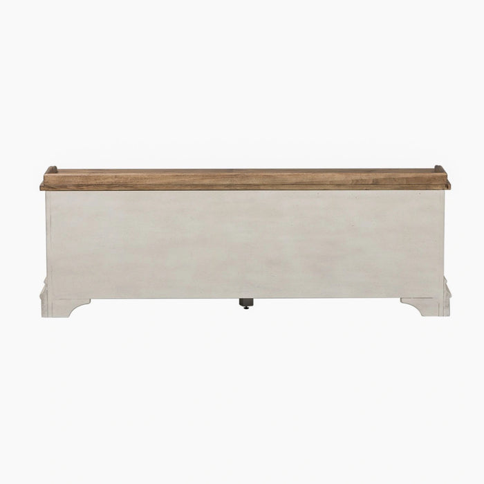 Morgan Creek Storage Hall Bench in Antique White image