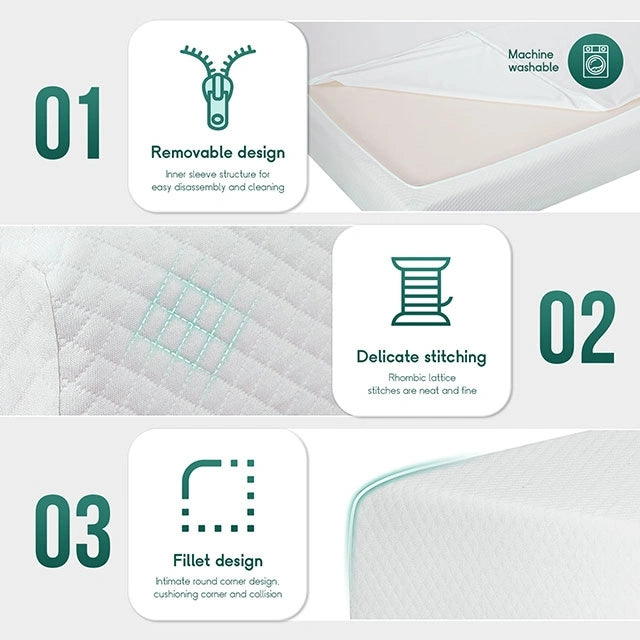 Artemisia 6" Full, Queen, & Twin Memory Foam Mattress